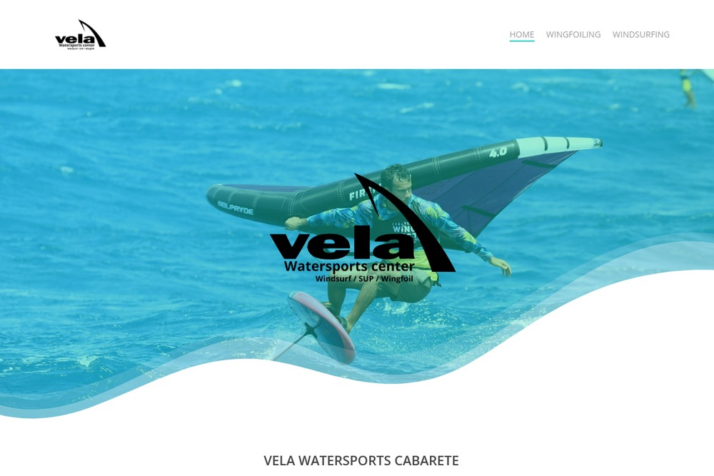 Screenshot of Vela Watersports Cabarete