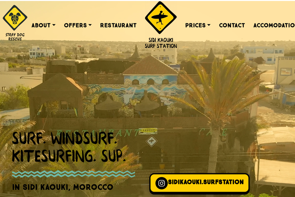 Screenshot of Sidi Kaouki Surf Station