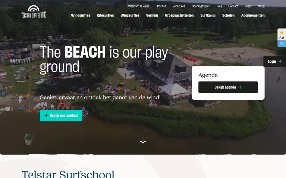 Screenshot of Telstar Surfschool