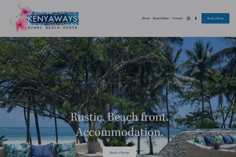 Screenshot of Kenyaways Windsurfing Club