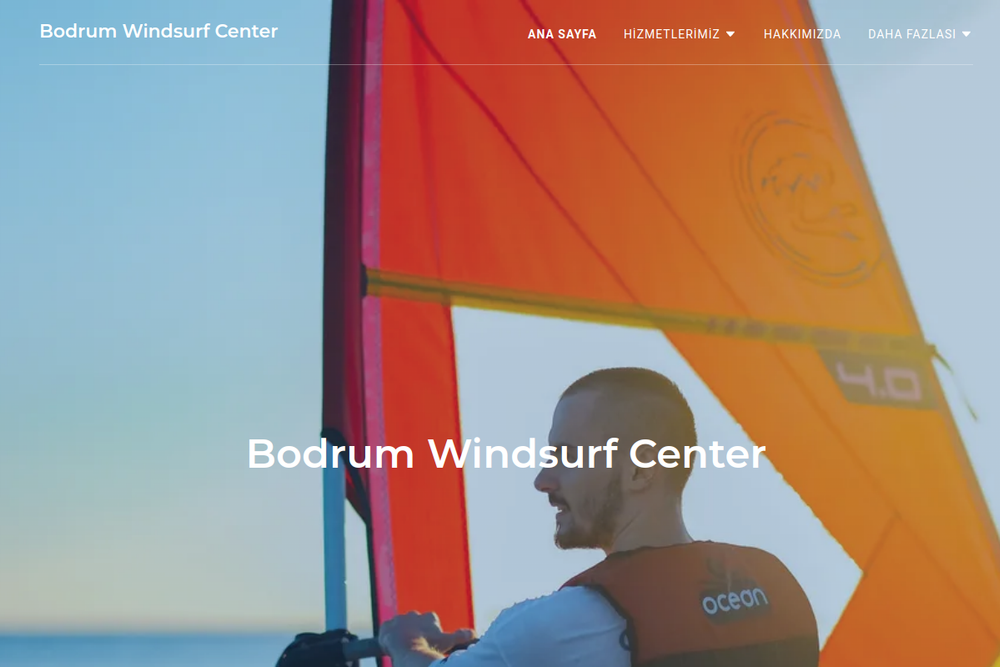 Screenshot of Bodrum Windsurf Center