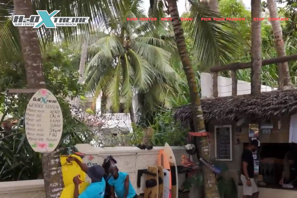 Screenshot of H2O EXTREME Windsurfing Club