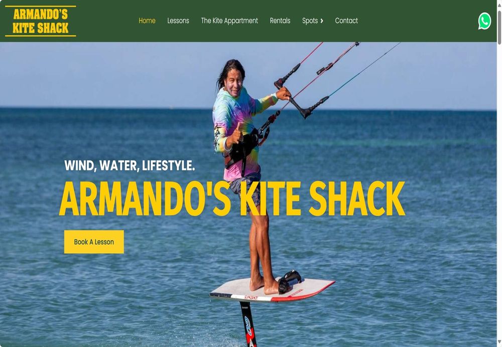 Screenshot of Armando's Kite Shack