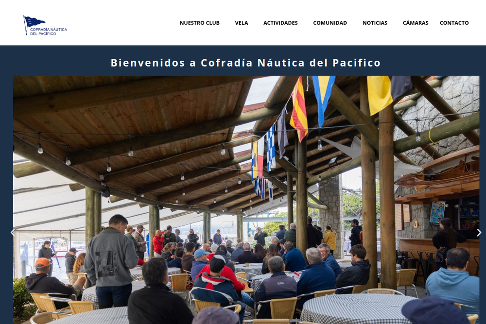 Screenshot of Cofradía Náutica del Pacífico