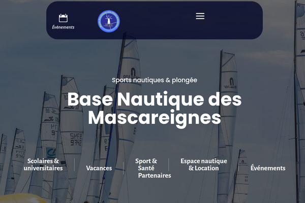 Screenshot of BNM | Base Nautique des Mascareignes Screenshot of BNM | Base Nautique des Mascareignes