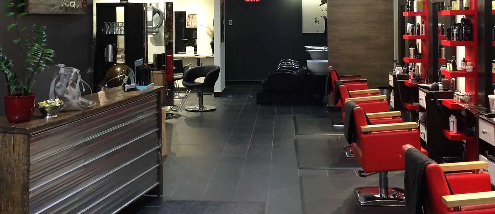 Le salon de coiffure
