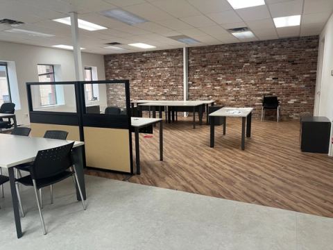 Intérieur du local à louer, 124, rue Wellington Nord