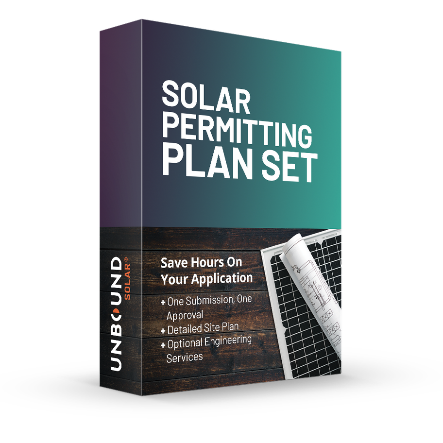 Permit-ready solar plan set