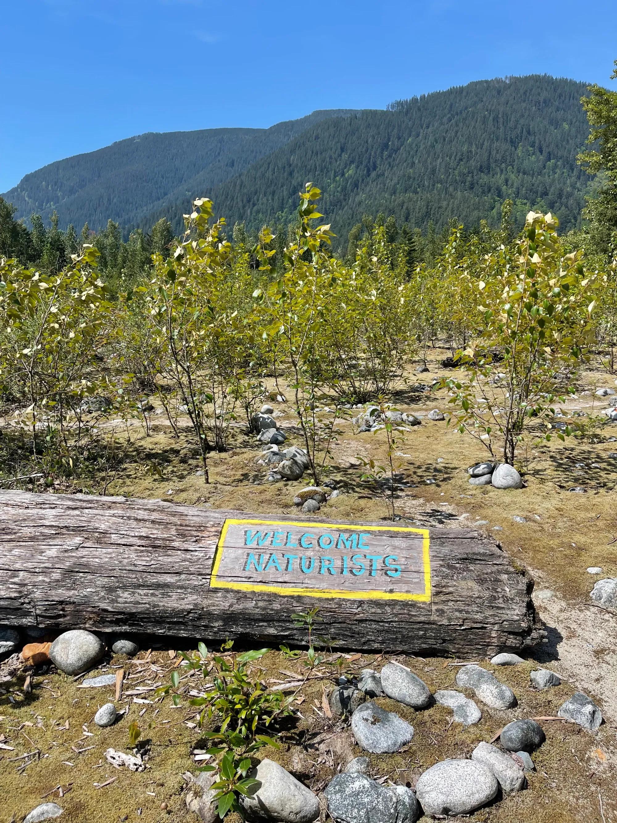 You've arrived! Naturists welcome at Norrish Creek
