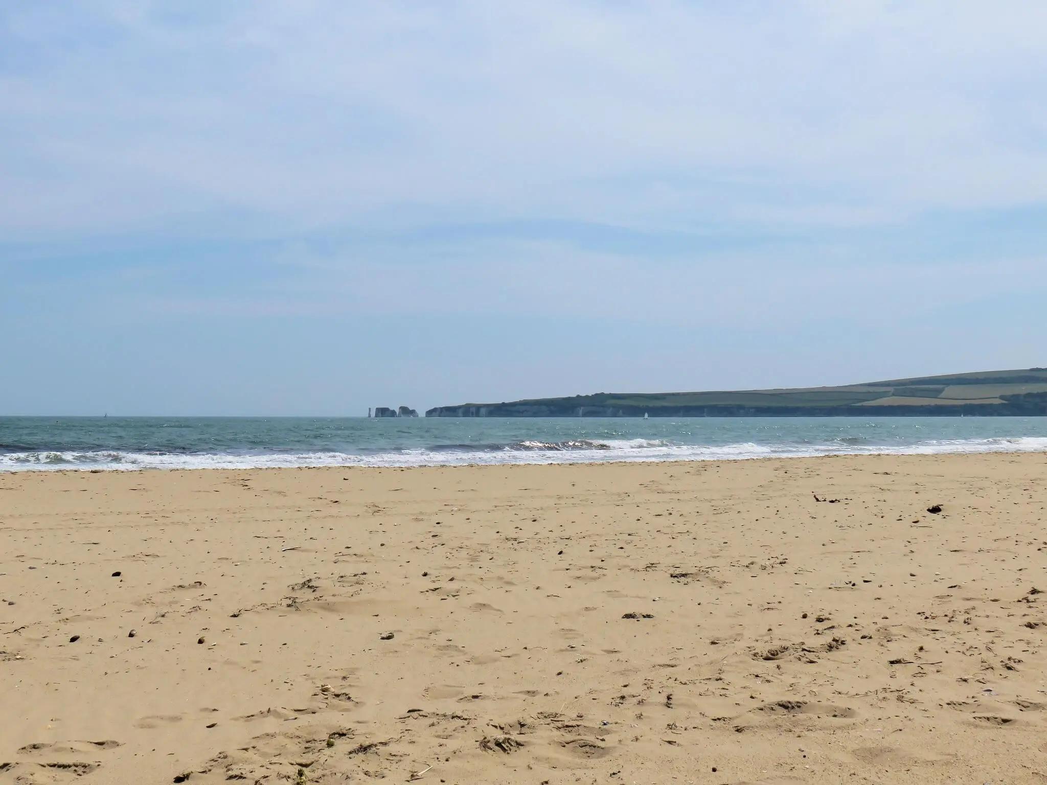Relaxing views for a nude dip at Studland Naturist Beach