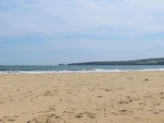 Relaxing views for a nude dip at Studland Naturist Beach
