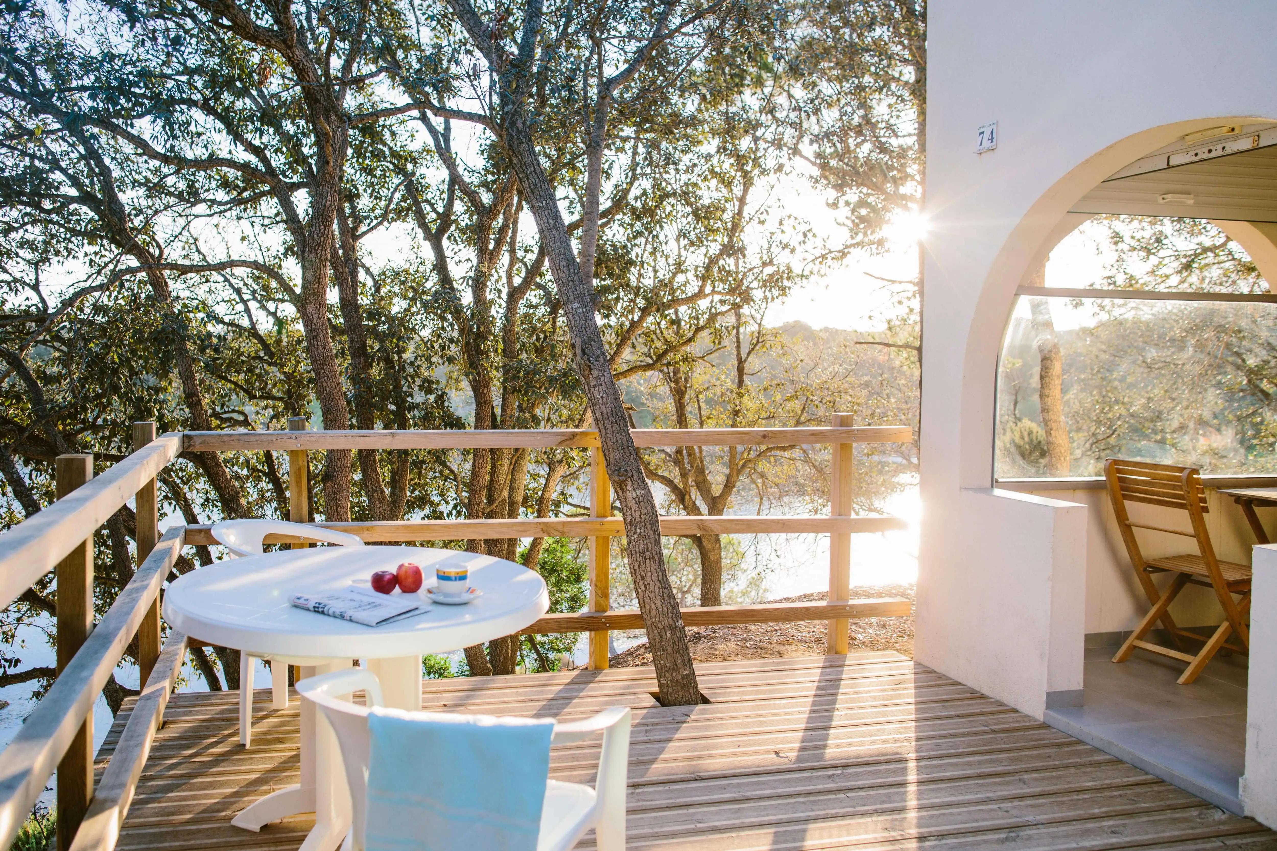 Lots of accommodation options at Domaine Naturiste de Riva Bella