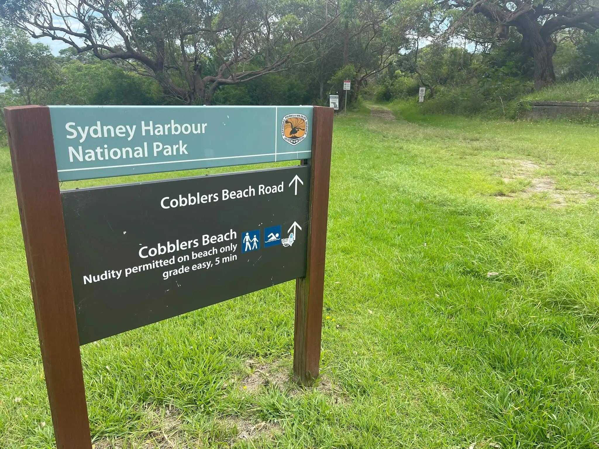 The easy trail to Cobblers Beach starts here!