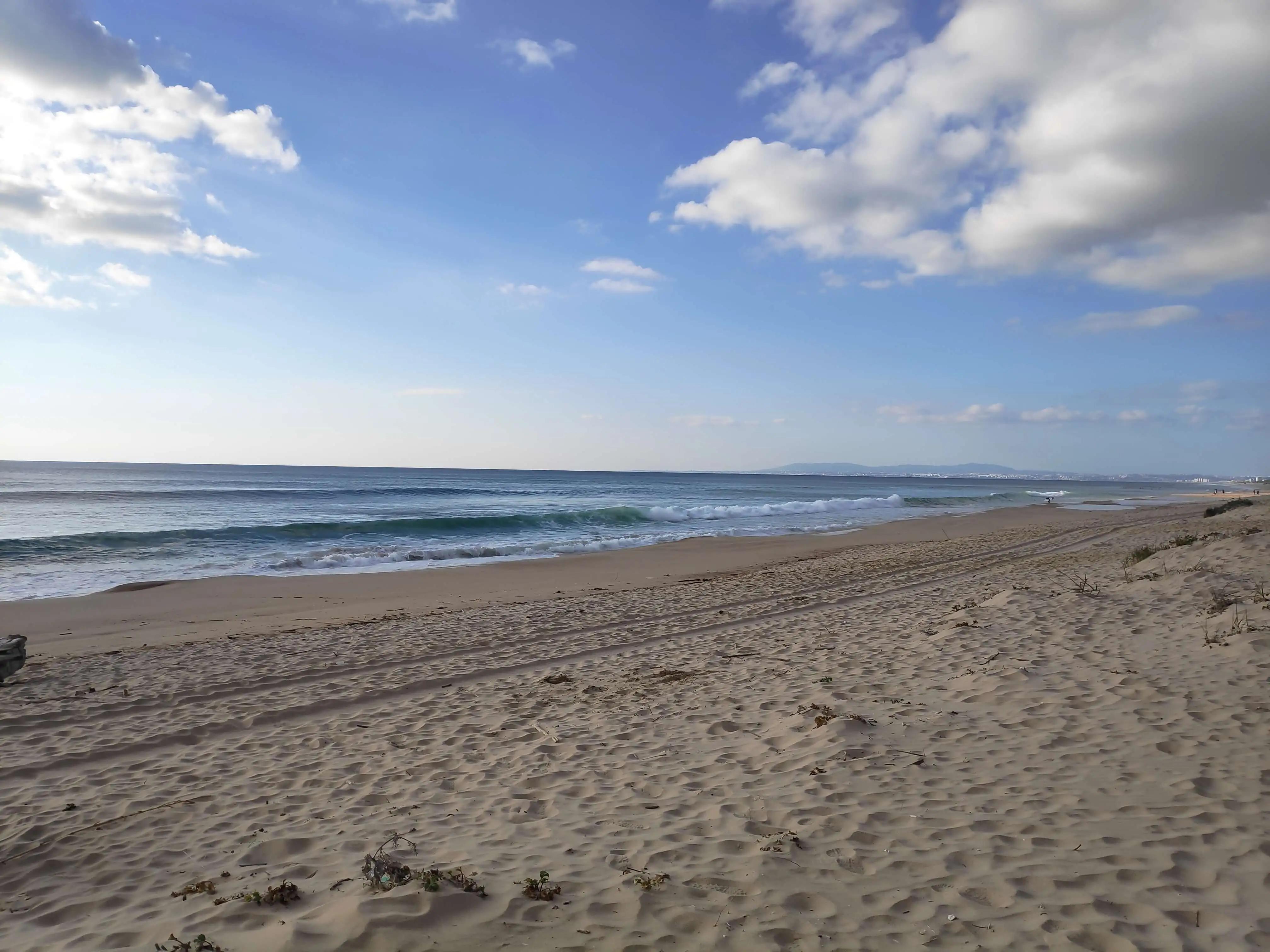 The surf is normally moderate here but tides vary (check in advance)