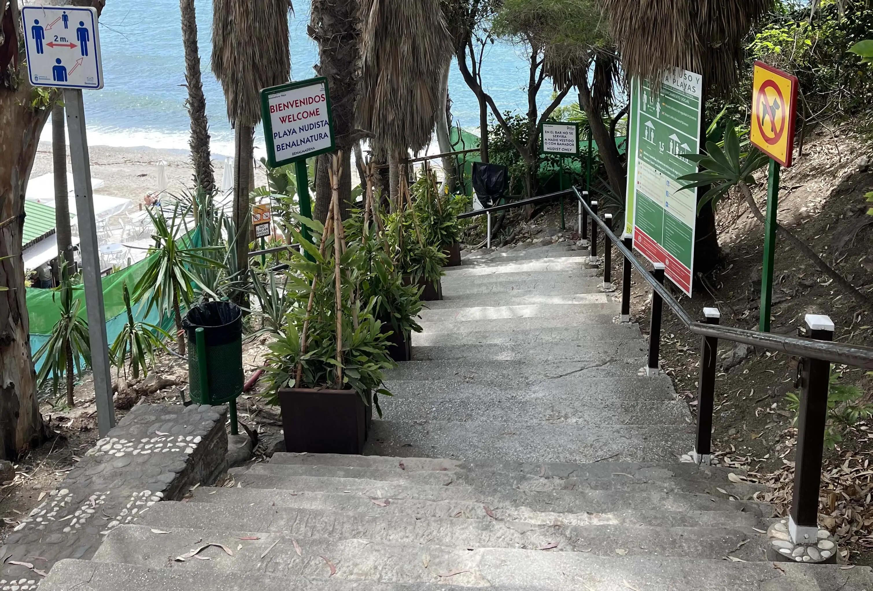 Nudity is required at Playa de Benalnatura