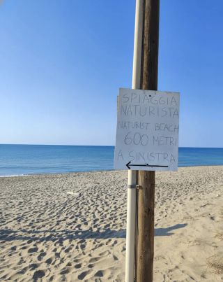 Spiaggia Termitosa - nude beach in Italy