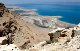 Metsoke Dragot Beach - the coastline surround one of Israel's very few naturist beaches