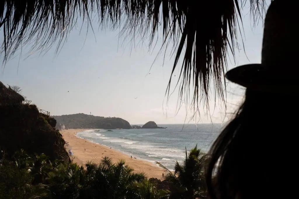 El Alquimista Hotel is at the quiet end of Zipolite Nude Beach