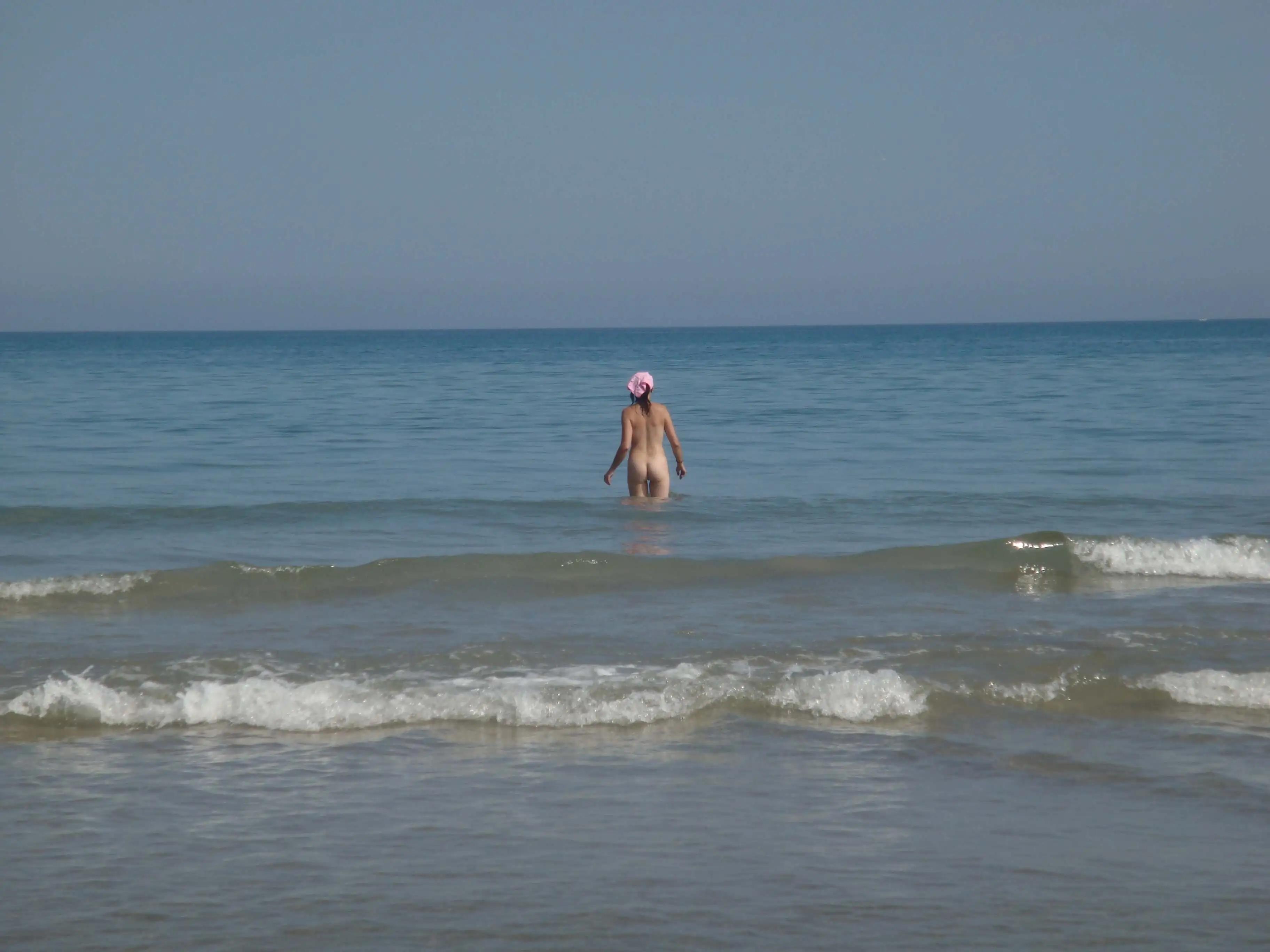 The water here is normally calm