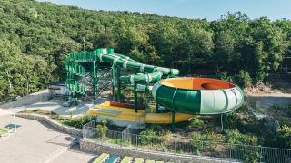 Waterslide fun at Domaine de la Sablière