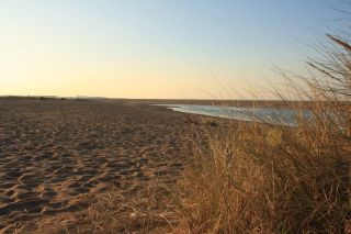 The wide beach of Plage de La Redoute