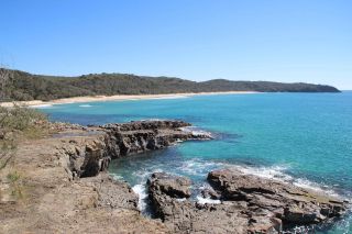 Looking north towards 'A-Bay' as the locals call it