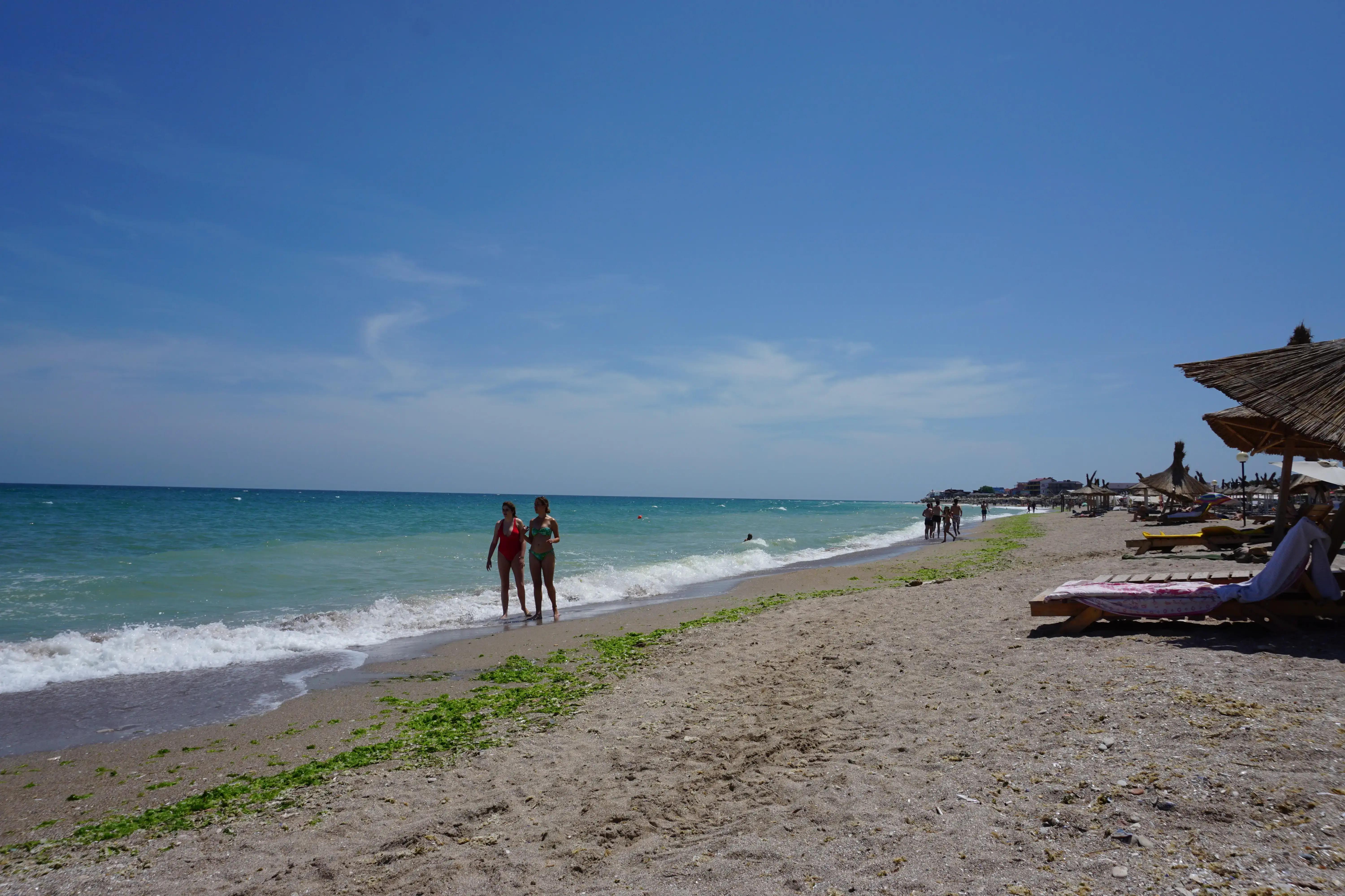 Most nudists go to the left when approaching the beach