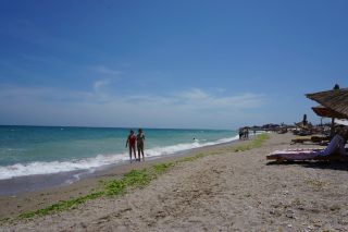 Most nudists go to the left when approaching the beach