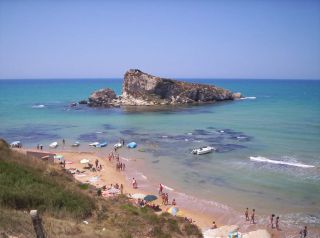Spiaggia della Rocca - Nude beach in Italy