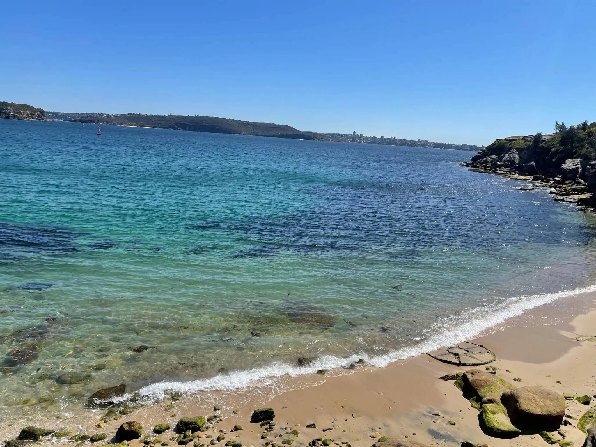 Avoid the rocks for easy access to the ocean