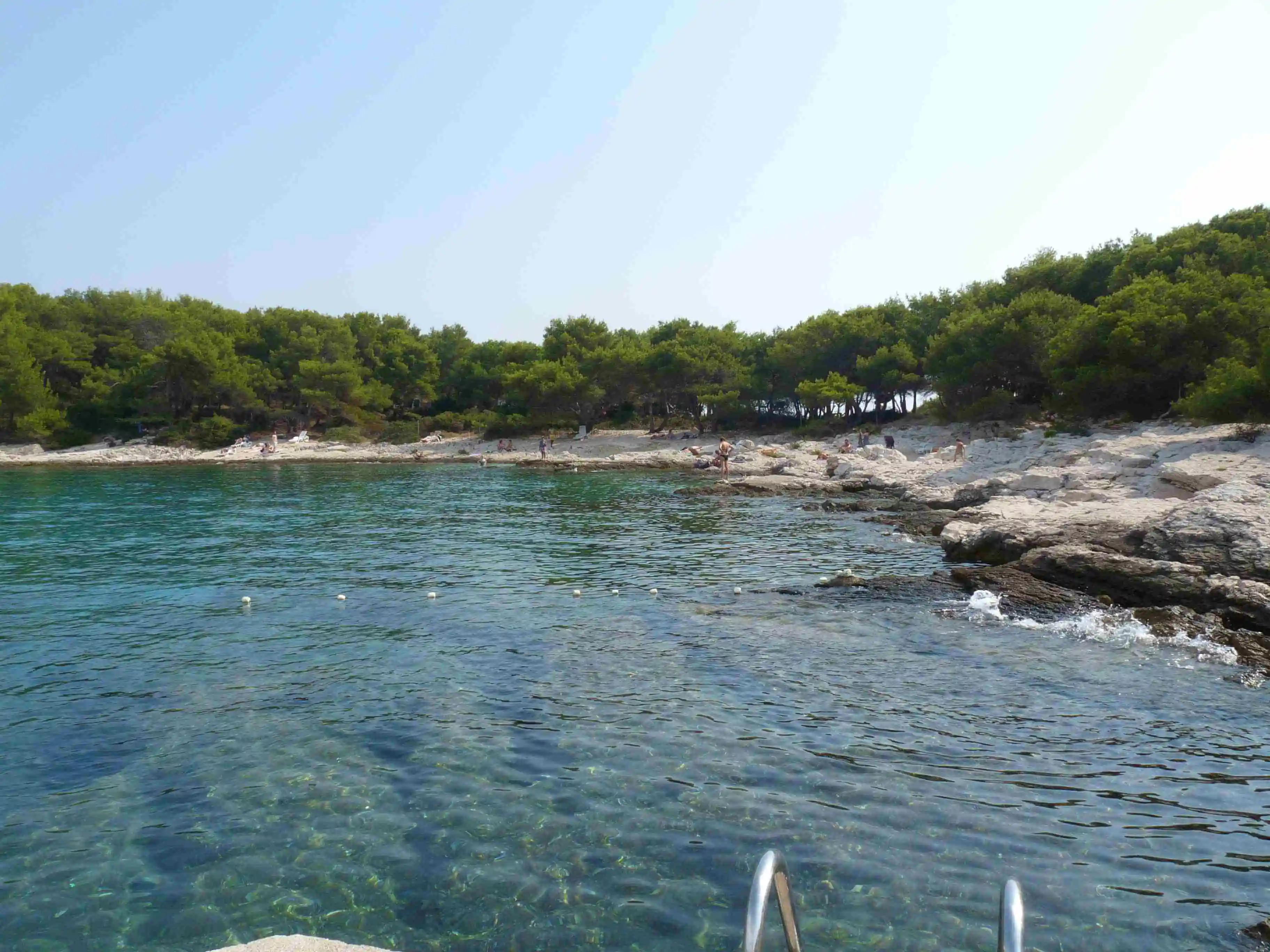 View looking away from the nudist camp