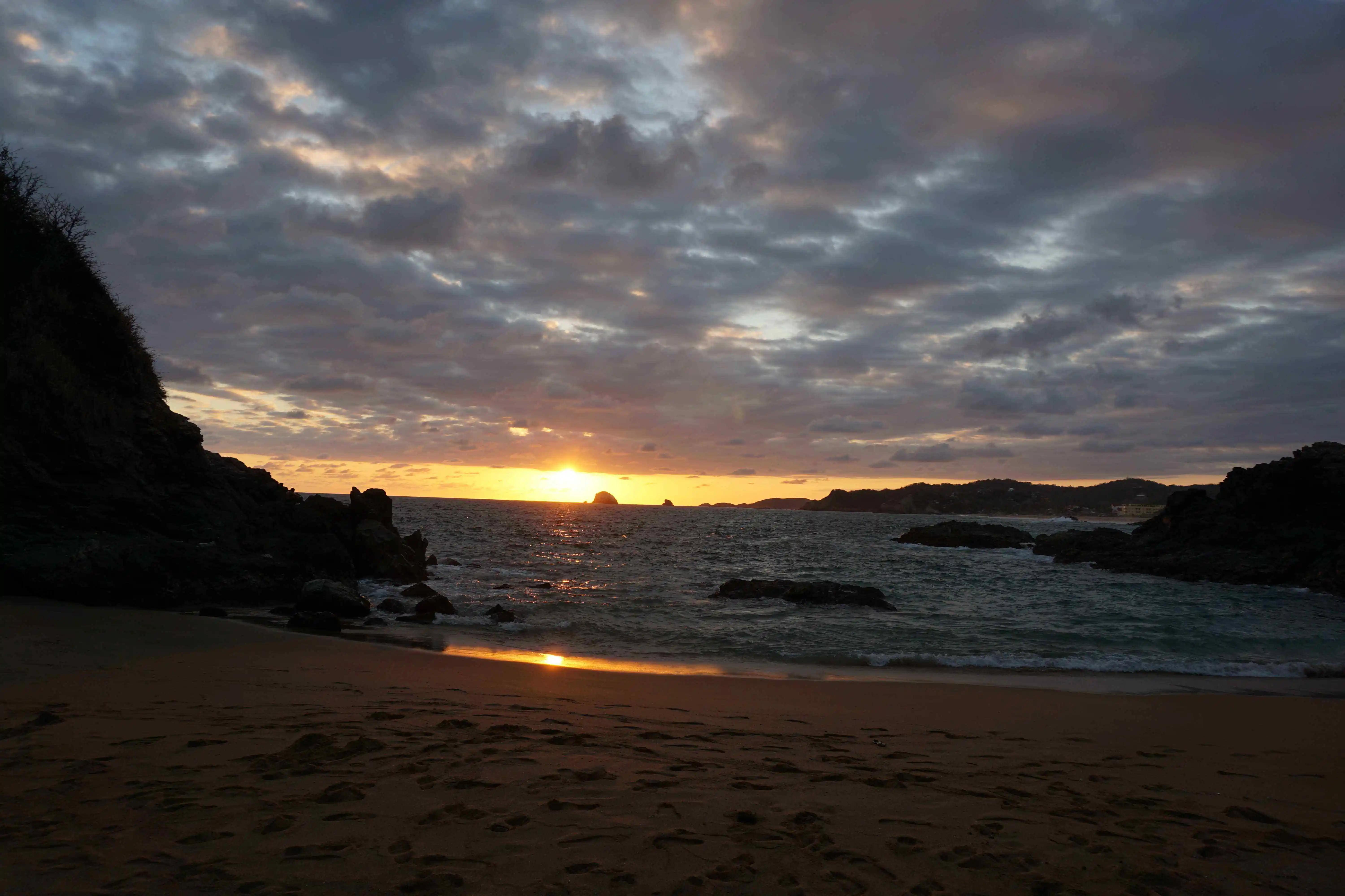 Sunset at Playa de Amor
