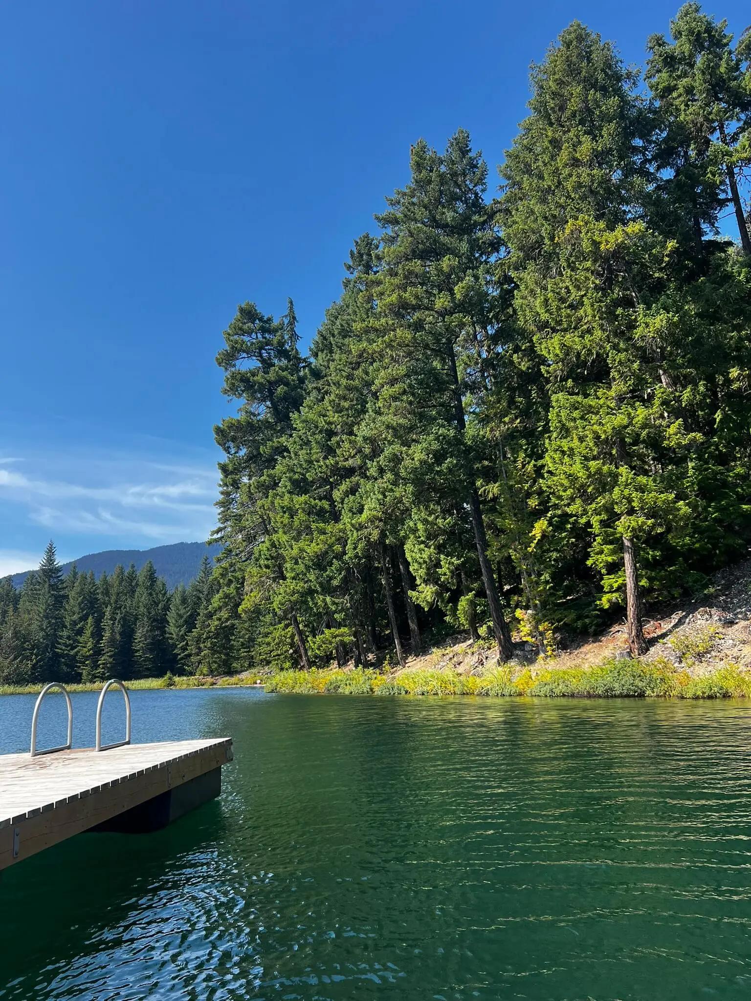 Lost Lake Nude Dock