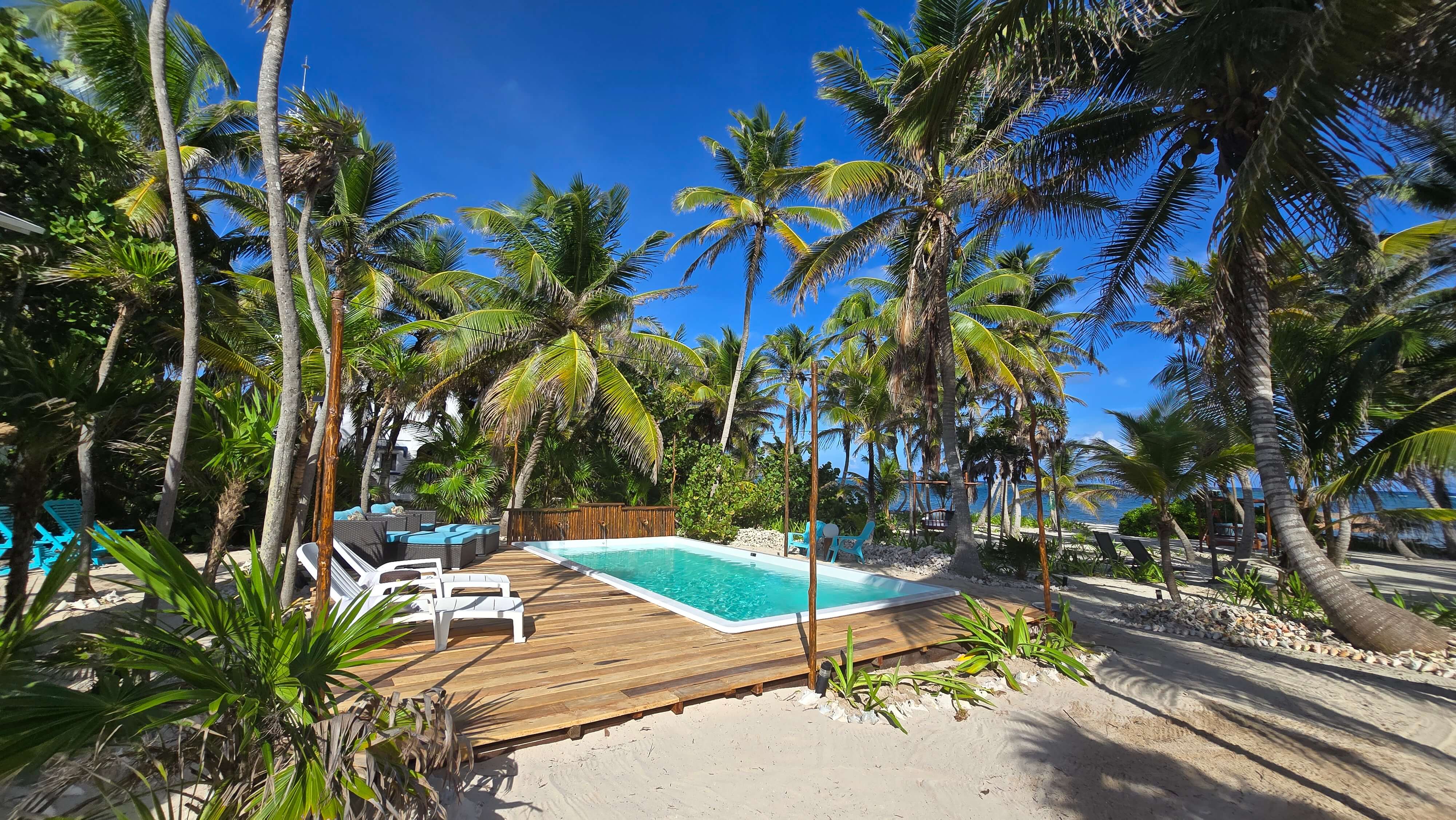 New pool at Playa Sonrisa - stunning