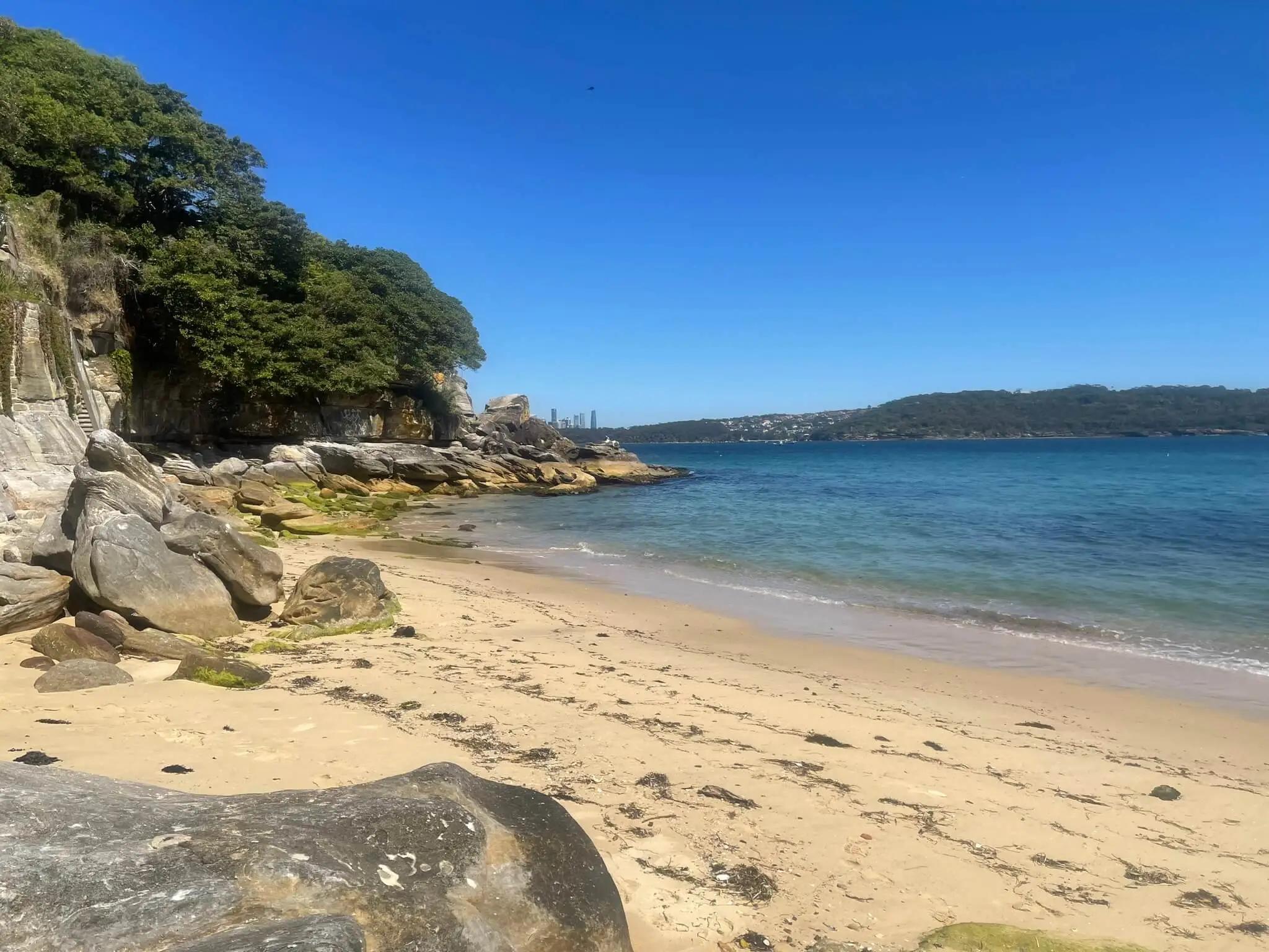 Some people prefer more privacy by lying on the rocks