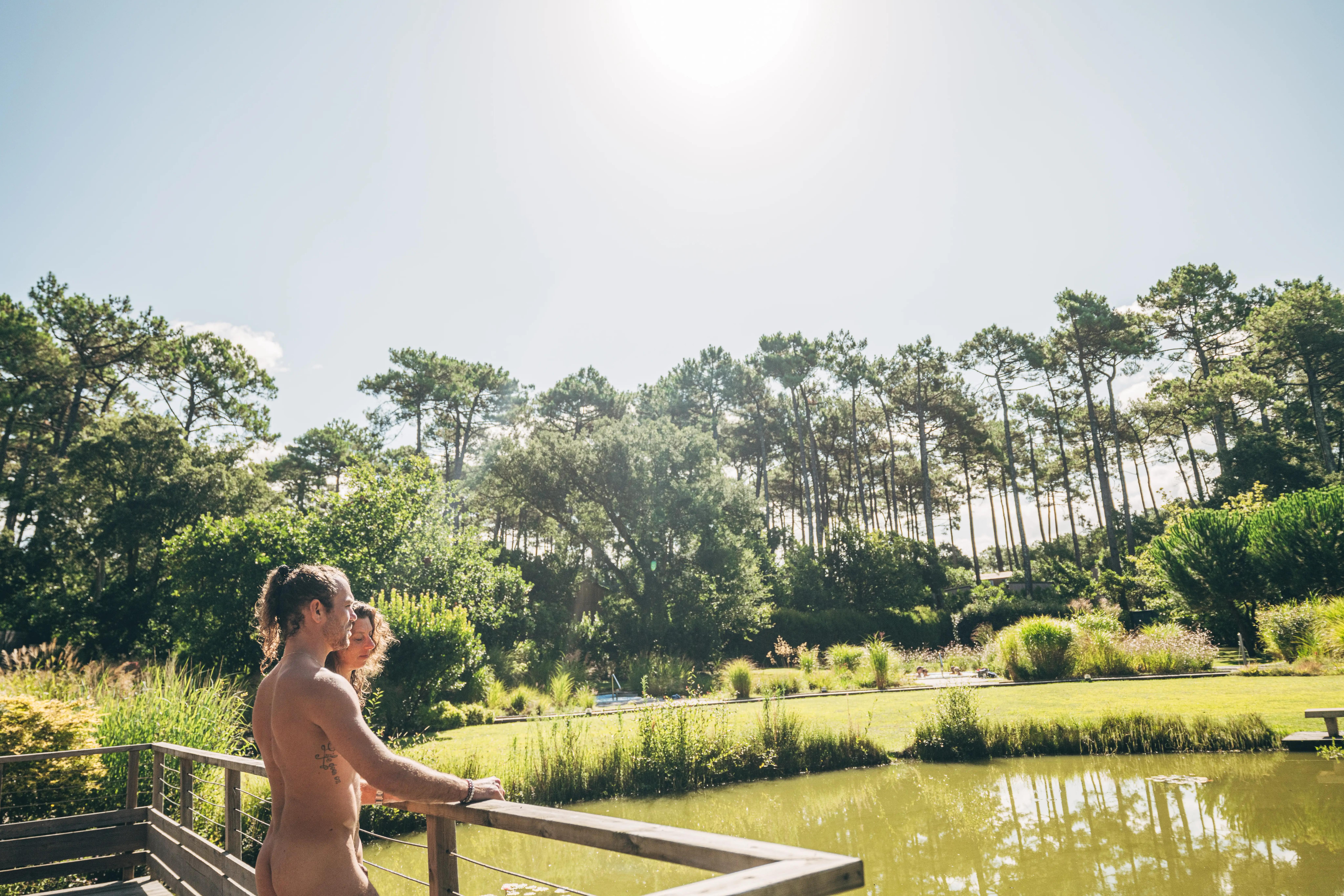 Morning light at Arnaoutchot naturist pond