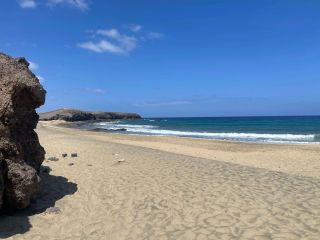 Playa Caleta del Congrio - one of the best nude beaches on the island of Lanzarote