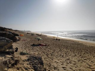Not officially a nude beach but nudity is welcome at Praia das Pedras Negras
