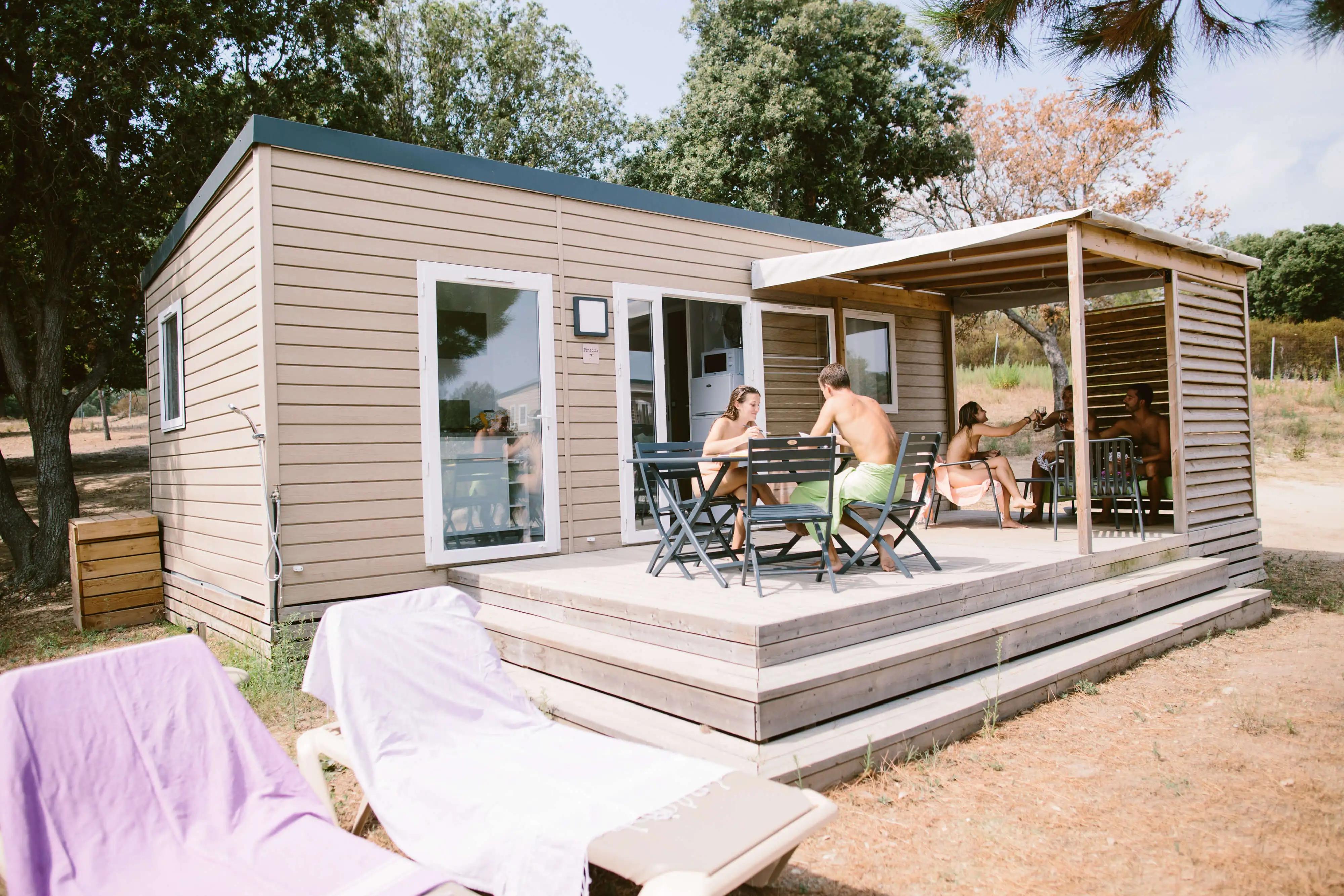 Lots of accommodation options for couples and families at Domaine Naturiste de Riva Bella