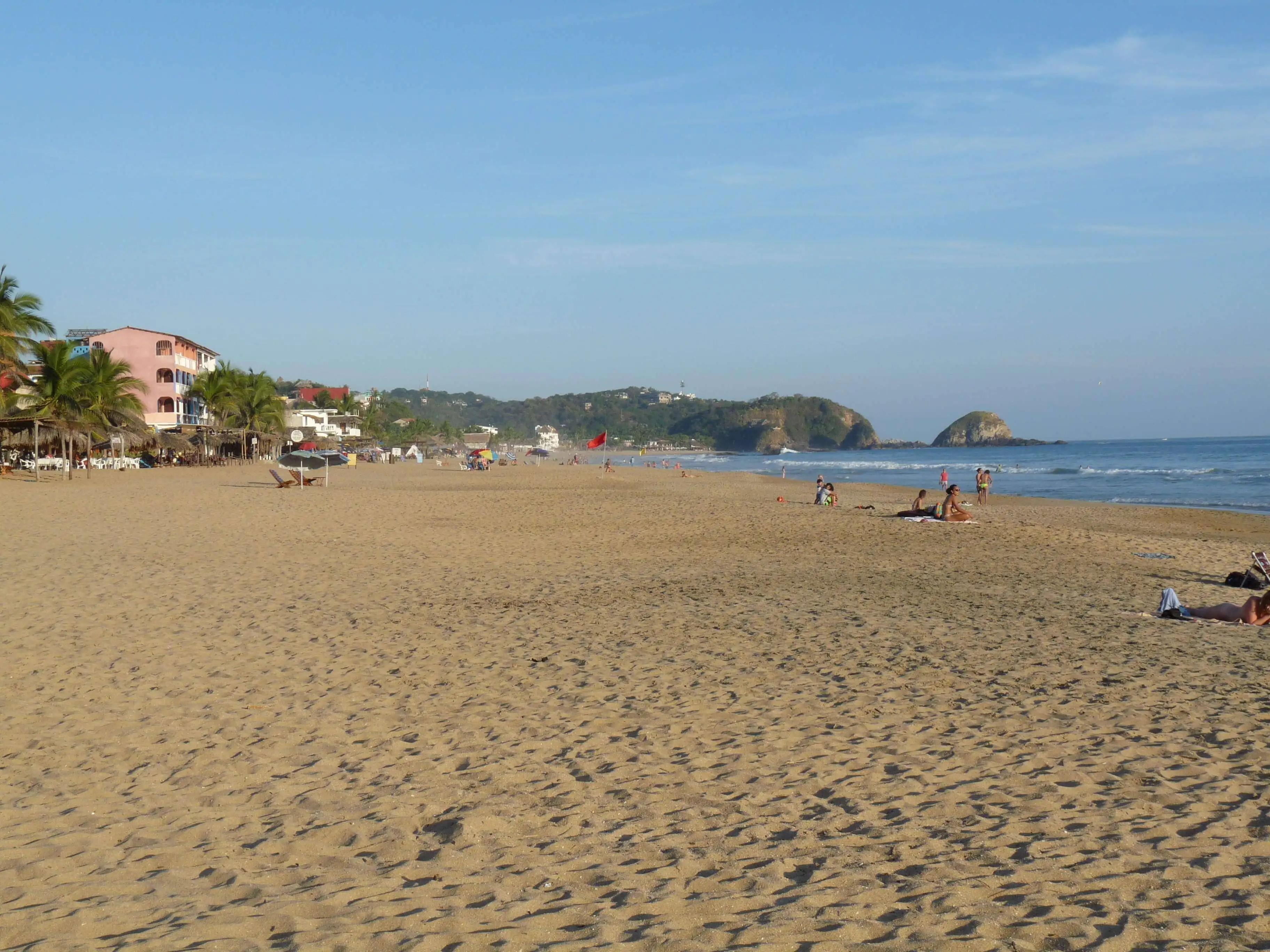 Zipolite looking east