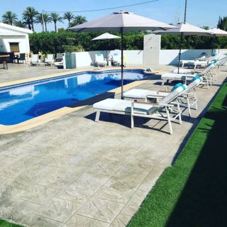 Sunbathing at Finca Pura Guestrooms