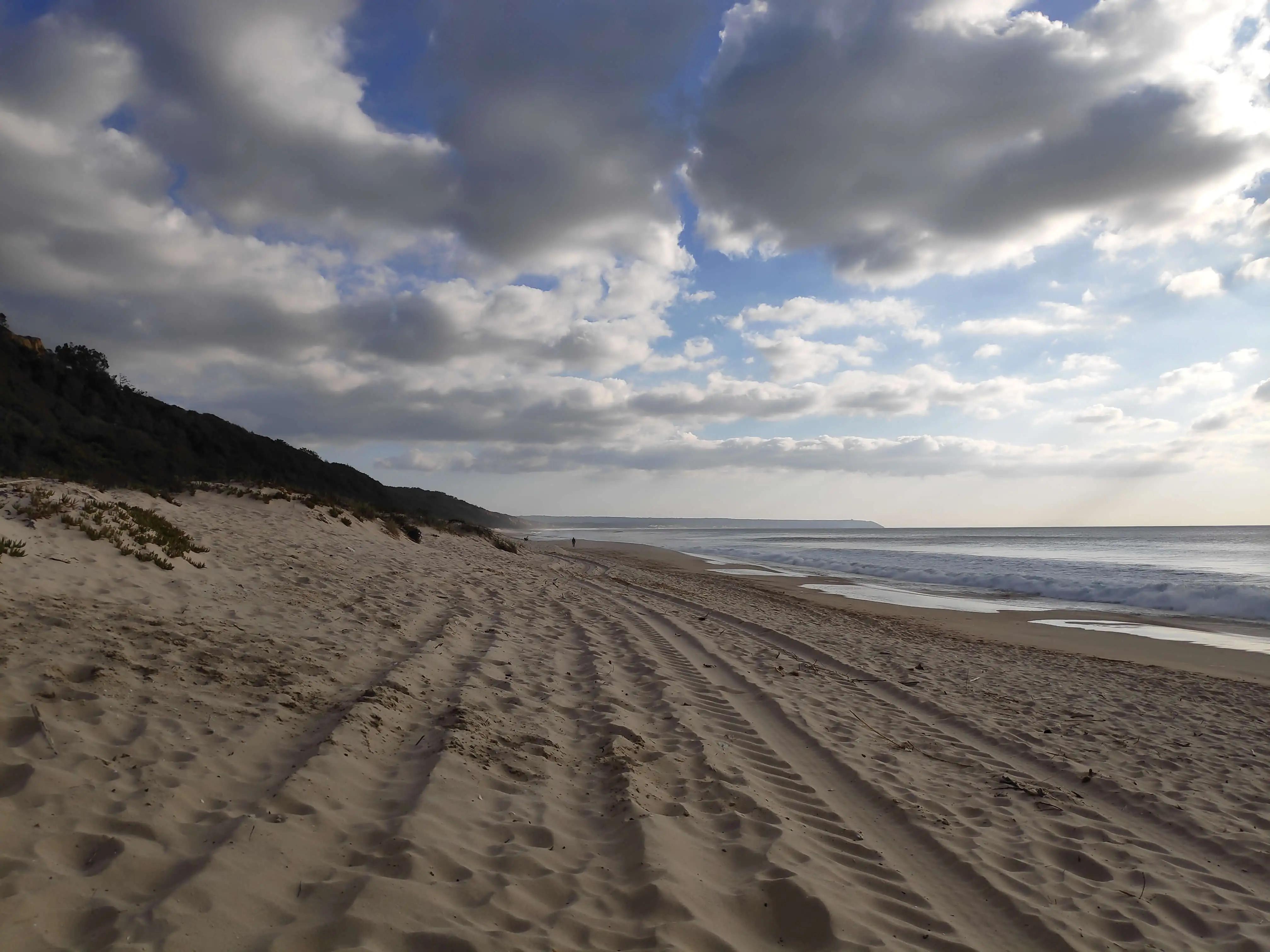 Sunsets here are stunning at Praia da Adiça