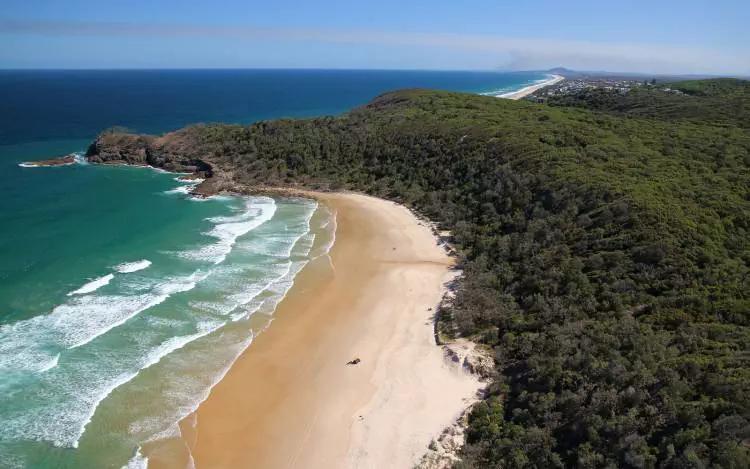 Looking south along A-Bay. A simply stunning beach!