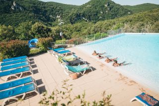 Poolside relaxation at Domaine de la Sablière