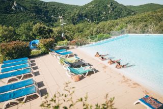 Poolside relaxation at Domaine de la Sablière