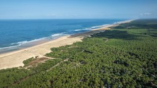 Atlantic coastline near Camping Naturiste Arnaoutchot