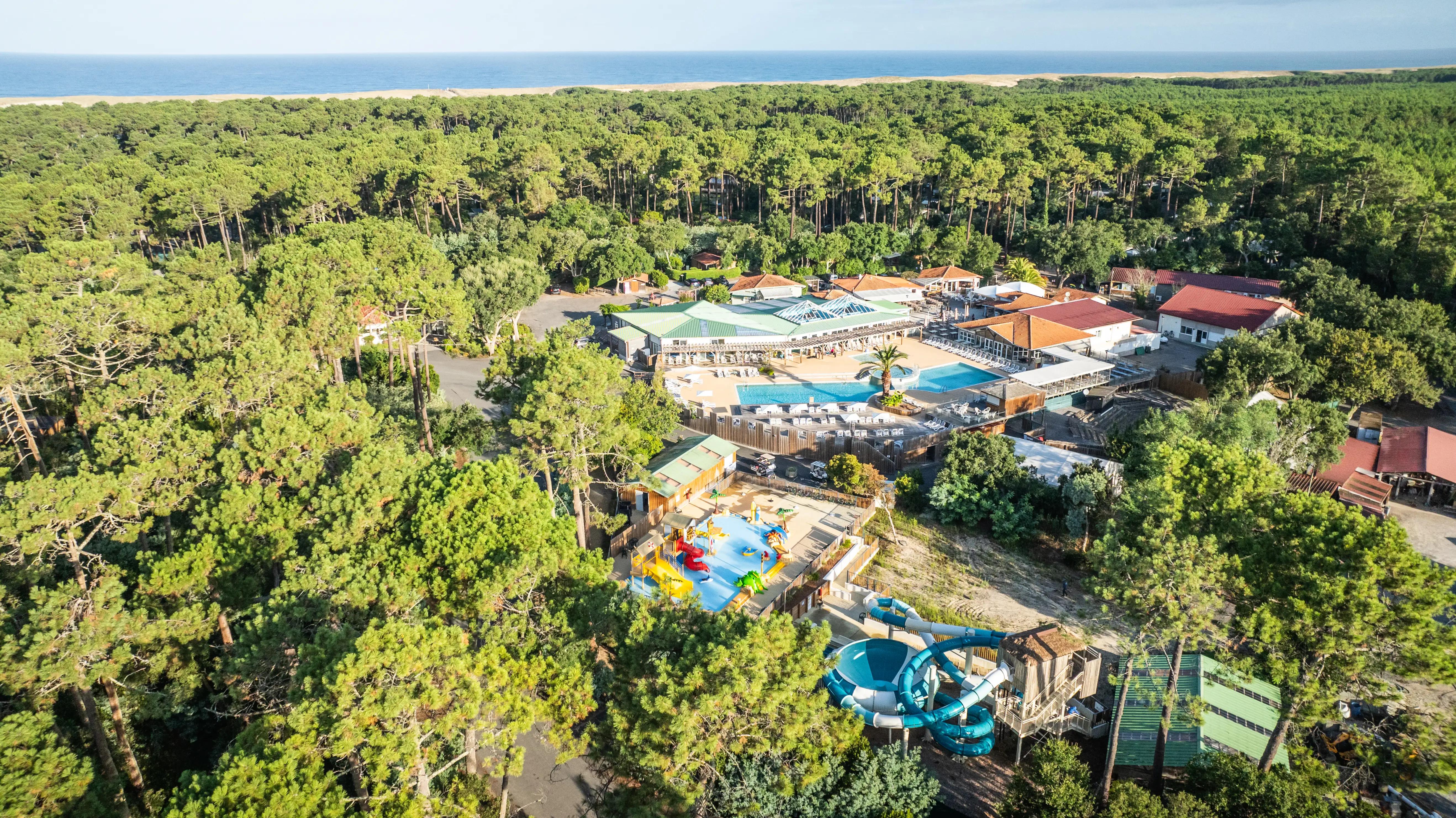 Naturist village at Arnaoutchot seen from above