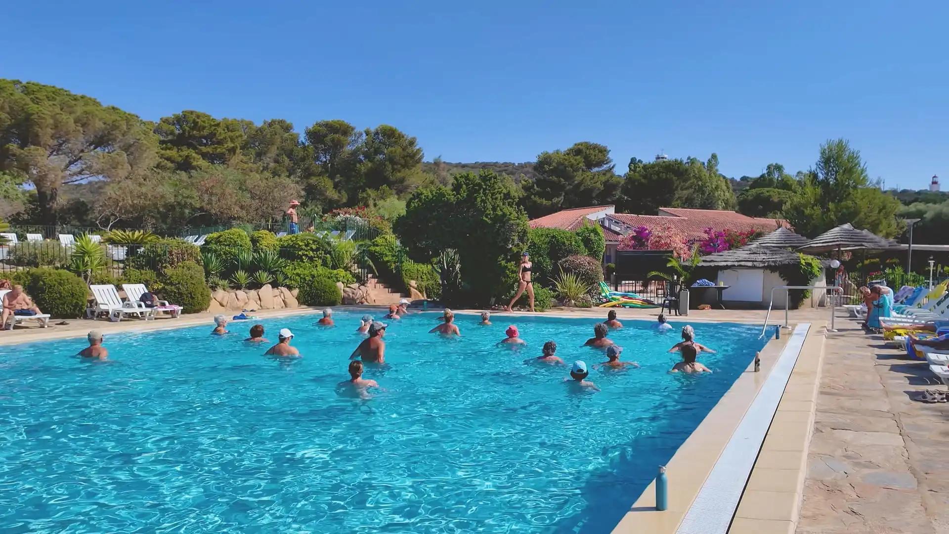 Lots of activities like aqua aerobics