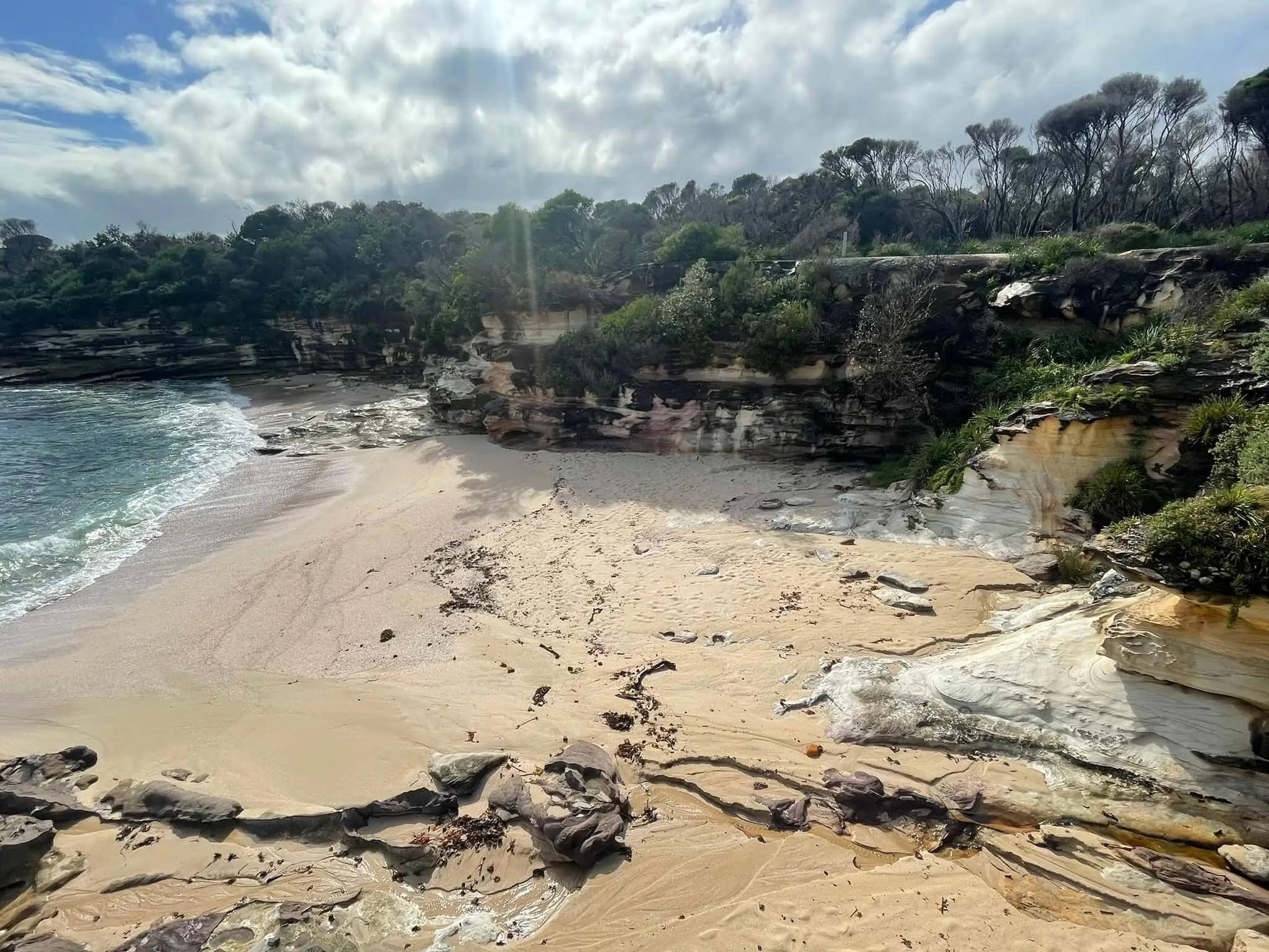 Isolated but not too tricky to reach - Little Jibbon Nude Beach in Bundeena