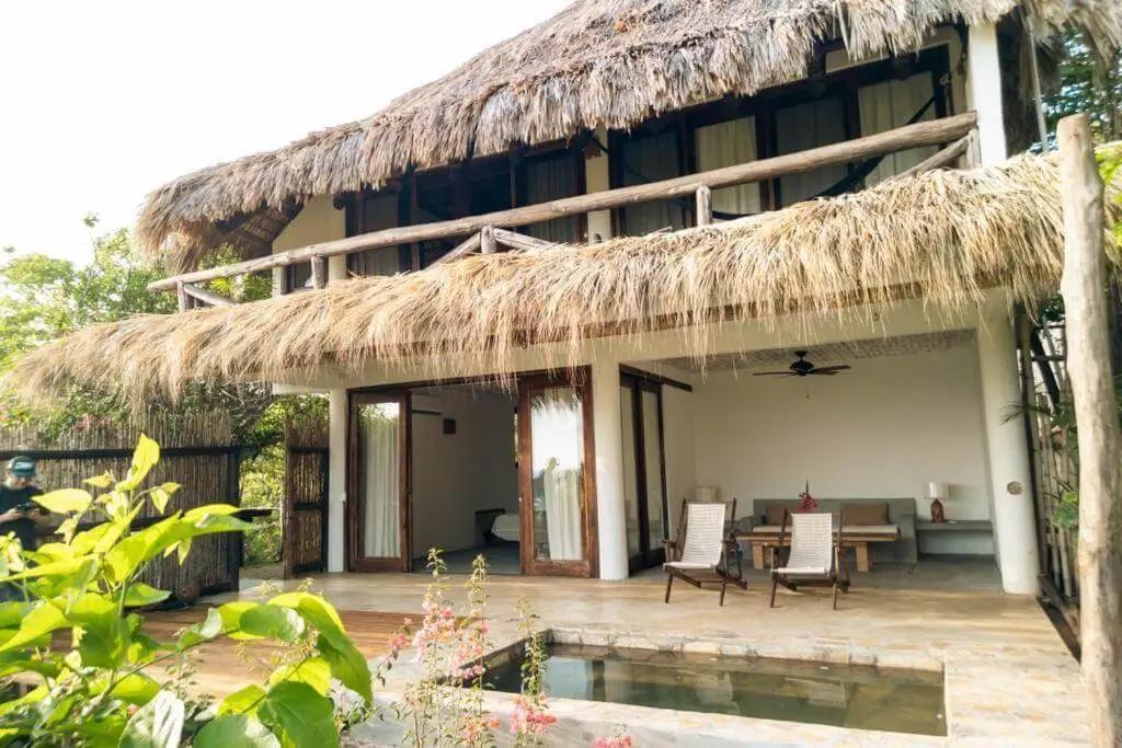 Rooms with a view and private pool at El Alquimista Hotel